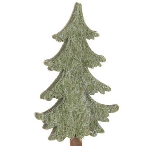 Decorative Christmas tree on a stick for planters and tall arrangements, 45cm, 6 pieces | Floristik24.ie
