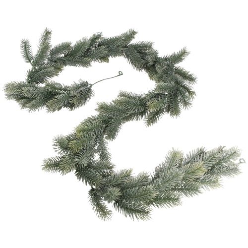 Floristik24 Fir garland fir green iced Christmas garland 160cm