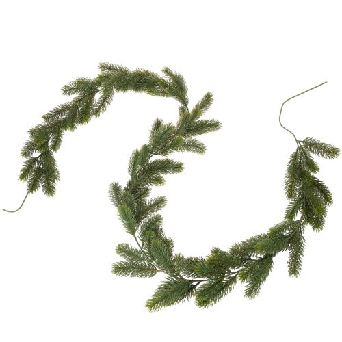 Artificial green fir garland for festive decoration, 200cm | Floristik24.ie