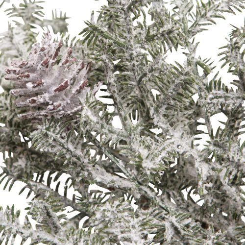 Floristik24 Fir Garland with Cones Winter Decoration Frost White L145cm
