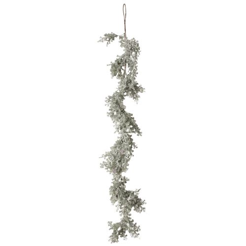 Floristik24 Fir Garland with Cones Winter Decoration Frost White L145cm