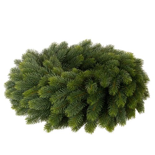 Artificial fir branch wreath, green, round, 50cm | Floristik24.ie