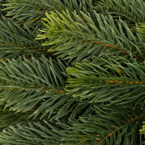 Artificial fir branch wreath, green, round, 50cm | Floristik24.ie