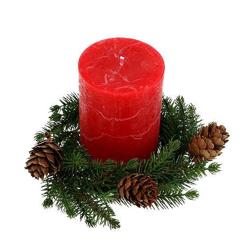Floristik24 Fir wreath with cones Ø11cm 6pcs