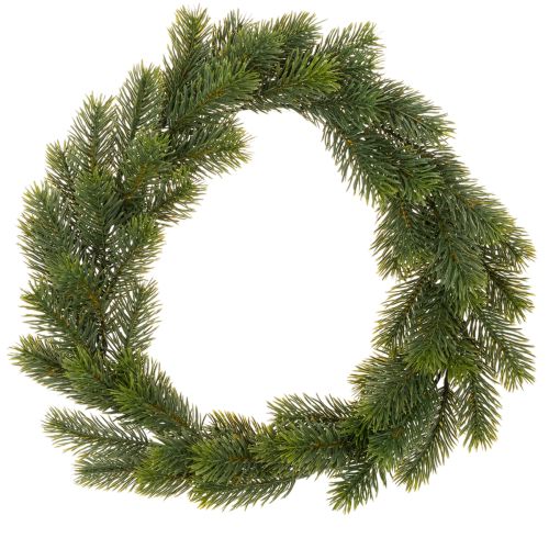 Artificial fir green wreath for door decoration, 35cm buy online | Floristik24.ie