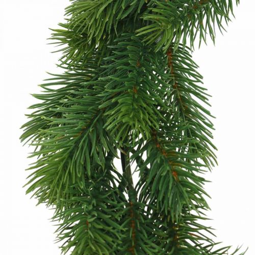 Decorative fir wreath artificial winter wreath green Ø35cm
