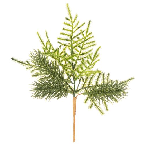 Artificial fir branch for festive decoration, 22cm, 2 pieces buy online | Floristik24.ie