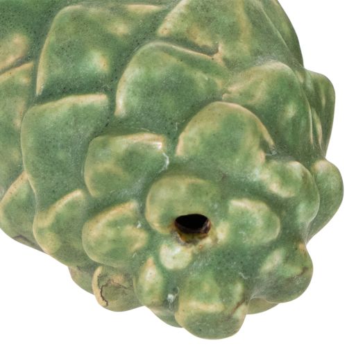 Ceramic pine cones, table decoration, autumn, 14cm, 3 pieces | Floristik24.ie