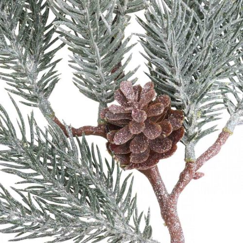 Product Fir Branch Artificial Christmas Branch Frosted 43cm