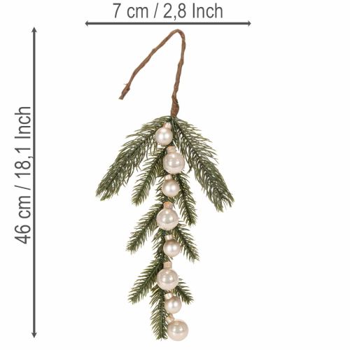 Artificial fir branch with