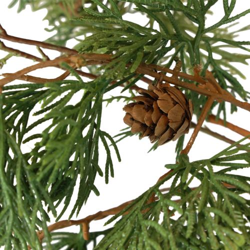Floristik24 Fir branch artificial fir green cedar branch cones 85cm
