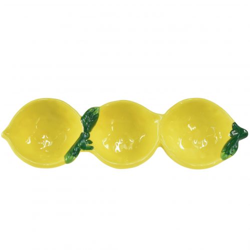 Floristik24 Tapas bowls ceramic lemon table decoration 28.5cm H4cm