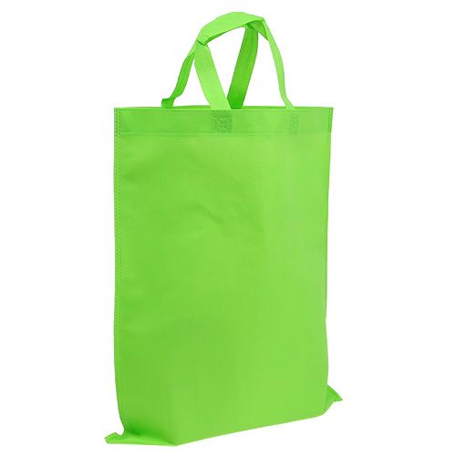 Bag green made of fleece 37.5cm x 46cm 24pcs