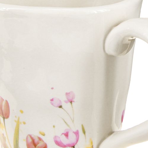 Product Coffee mug with colorful flowers for a cozy start to the day 10.5cm