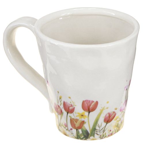 Product Coffee mug with colorful flowers for a cozy start to the day 10.5cm