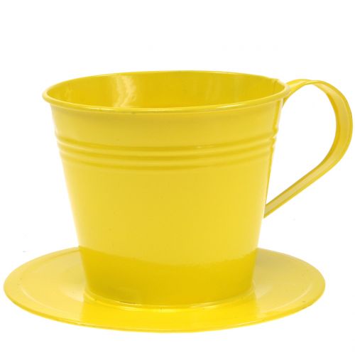 Floristik24 Metal cups assorted colors Ø12cm H10cm 8pcs