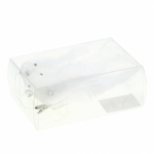 Floristik24 Mini pigeon on clip 9cm 2pcs