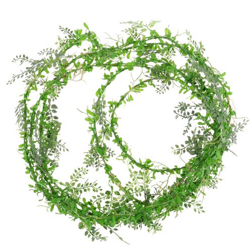 Artificial tea leaf garland 3m