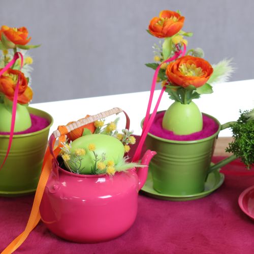 Product Teapot, Nostalgic Country Style, Decorative for Living Room or Kitchen, 15cm