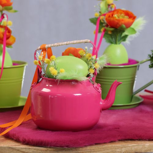 Product Teapot, Nostalgic Country Style, Decorative for Living Room or Kitchen, 15cm