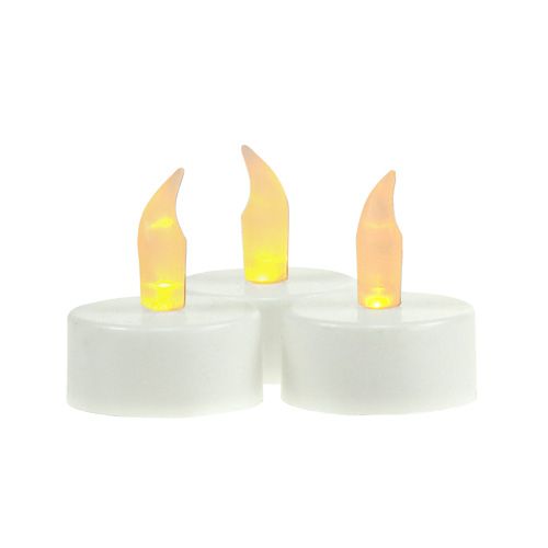 Product LED tea lights with battery Ø4cm for indoor use 6pcs
