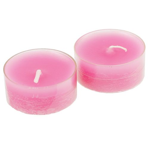 Floristik24 Tealights Pink 18 pcs