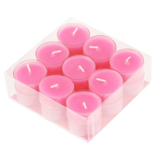 Floristik24 Tealights Pink 18 pcs