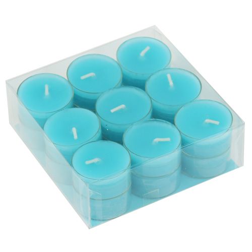Floristik24 Tealights turquoise 18 pcs
