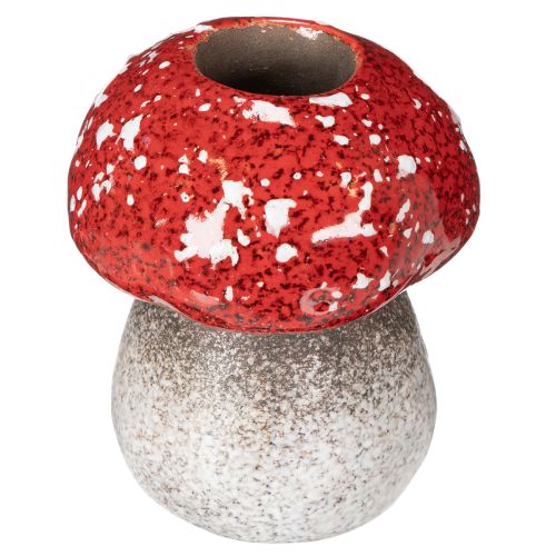 Decorative mushroom, fly agaric, tealight holder as table decoration, 9cm buy online | Floristik24.ie
