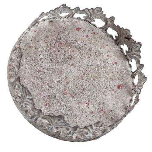 Floristik24 Tealight holder for sticking Vintage Ø7cm H7.5cm grey 4 pcs