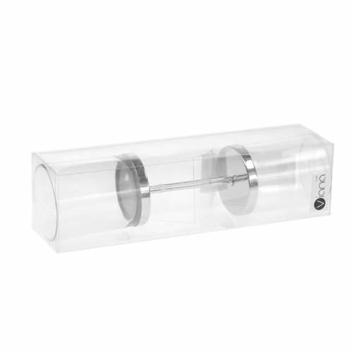 Product Candle holder for sticking metal/glass Ø6.5cm H19cm 2 pcs