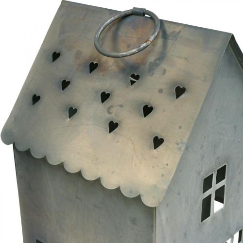 Floristik24 Lichthaus tealight holder Metal tealight house 43×17×17cm