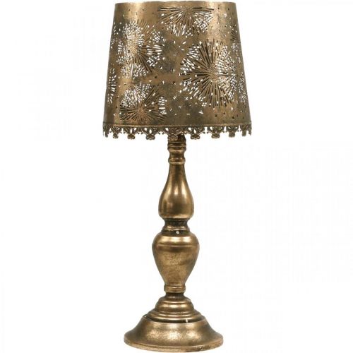 Floristik24 Tea light lamp candle holder floor lamp vintage metal Ø25cm H57.5cm