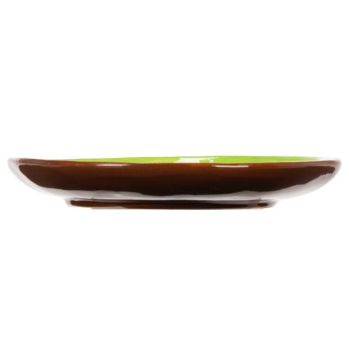 Product Round ceramic plates with kiwi motif, suitable for dining table or kitchen, 16cm, 2 pieces