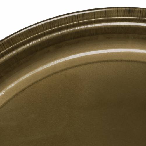 Product Decorative plate made of metal bronze with glaze effect Ø50cm