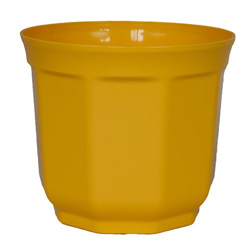 Floristik24 Planter Tino 13cm yellow (10pcs.)
