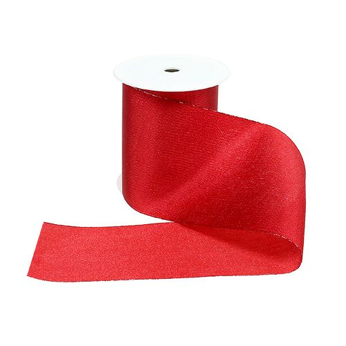 Table ribbon red 10cm 15m