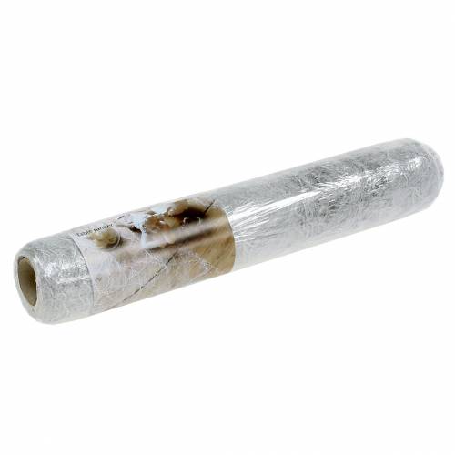 Floristik24 Table ribbon table runner silver 30cm 25m