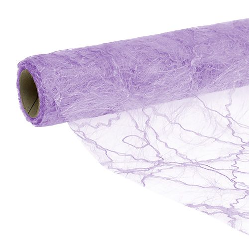 Floristik24 Table tape fleece purple 30cm 5m