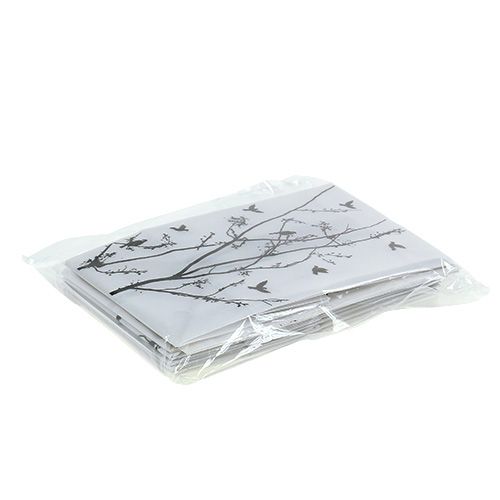 Floristik24 Table decoration plastic bag with motif 10x8x15cm 8pcs