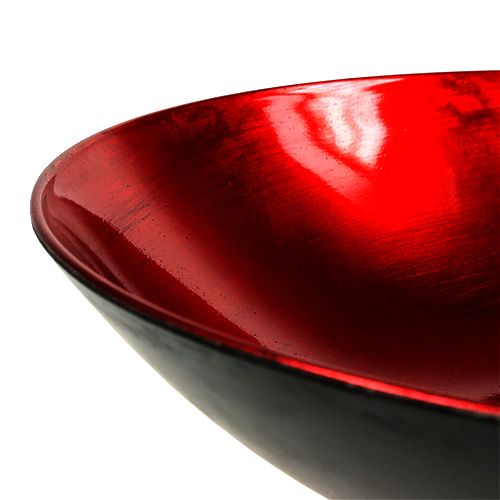 Floristik24 Table decoration bowl red Ø28cm plastic