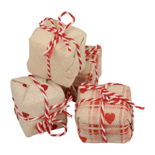 Floristik24 Table decoration Christmas gift package decoration 3.5cm 9 pcs