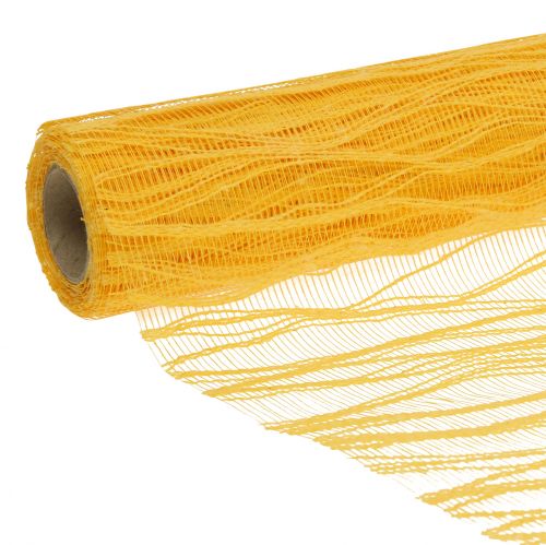 Table runner yellow 26cm x 300cm