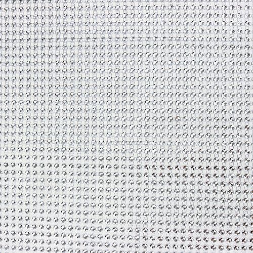 Floristik24 Table runner with sequins light silver W25cm L228cm