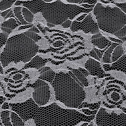 Floristik24 Table runner lace white 200mm 10m