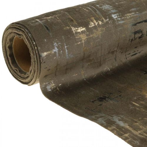 Floristik24 Table runner brown table runner table decoration polyester L250cm W20cm