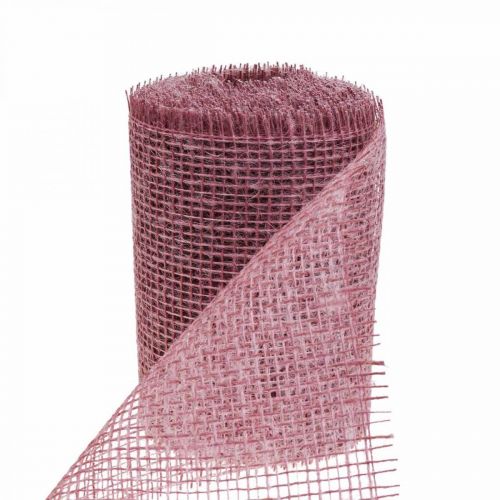 Table runner jute jute ribbon table ribbon pink W15cm L10m