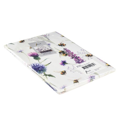 Product Table runner summer table ribbon bumblebees white 40x150cm