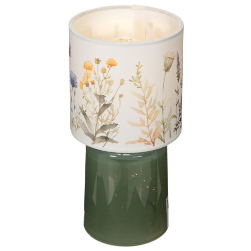 Product LED table lamp with floral pattern for stylish living room lighting, 23cm