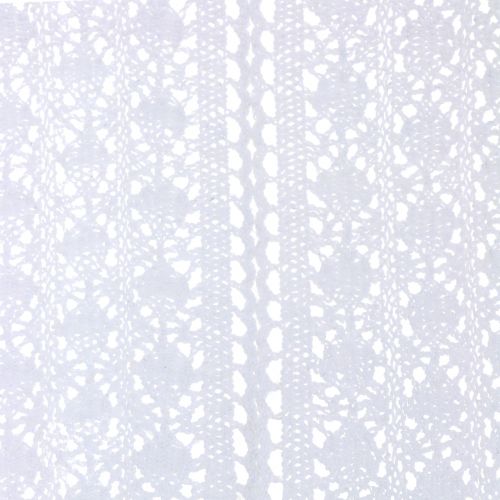 Product Table runner crochet lace white 30cm x 140cm